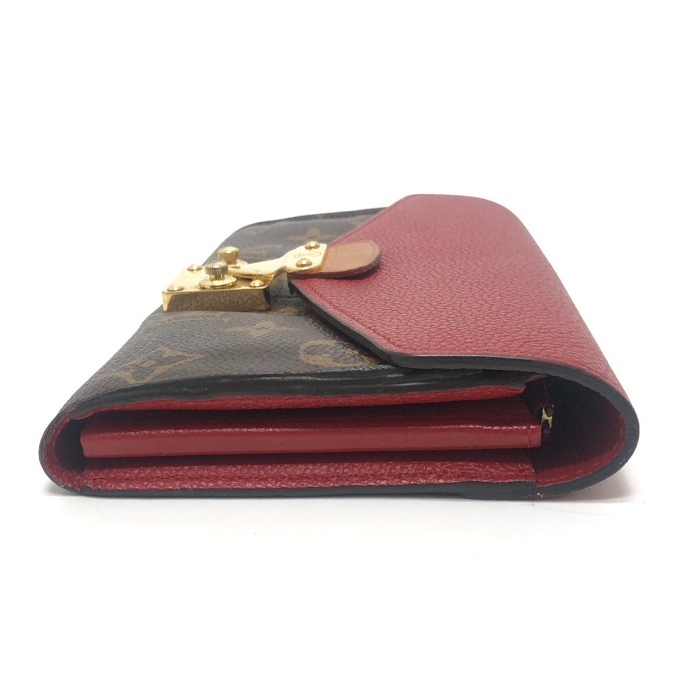 LOUIS VUITTON M58414 Portefeuille-Pallas Long Wallet Flap Long Wallet MonogramCanvas Slys Brown Used