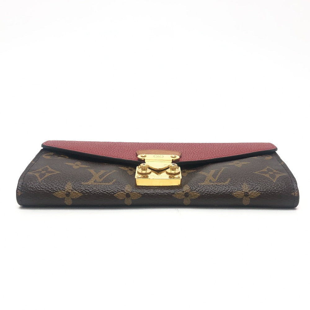 LOUIS VUITTON M58414 Portefeuille-Pallas Long Wallet Flap Long Wallet MonogramCanvas Slys Brown Used