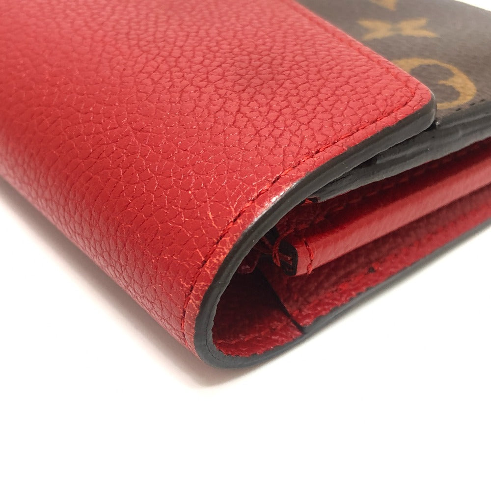 LOUIS VUITTON M58414 Portefeuille-Pallas Long Wallet Flap Long Wallet MonogramCanvas Slys Brown Used