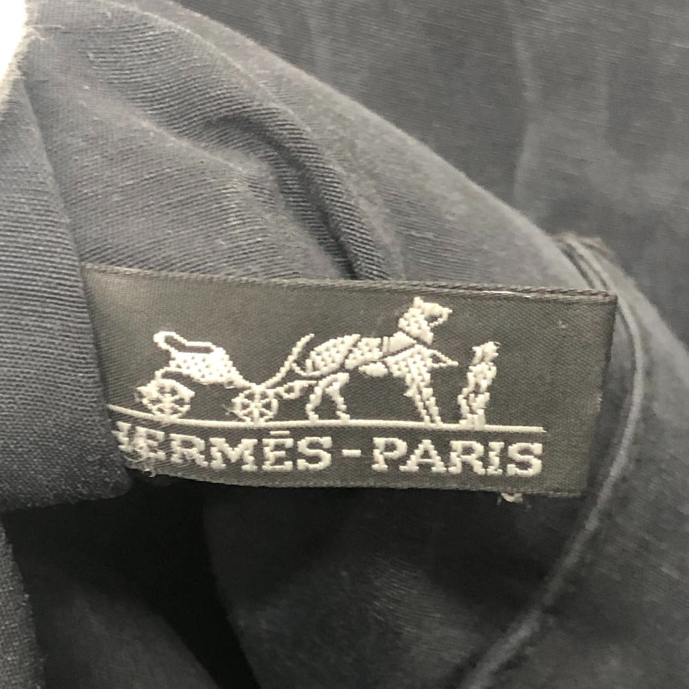 HERMES Bolide Pouch 31 GM Small item case, makeup pouch, cosmetics pouch, multi-purpose Pouch cotton Black Used