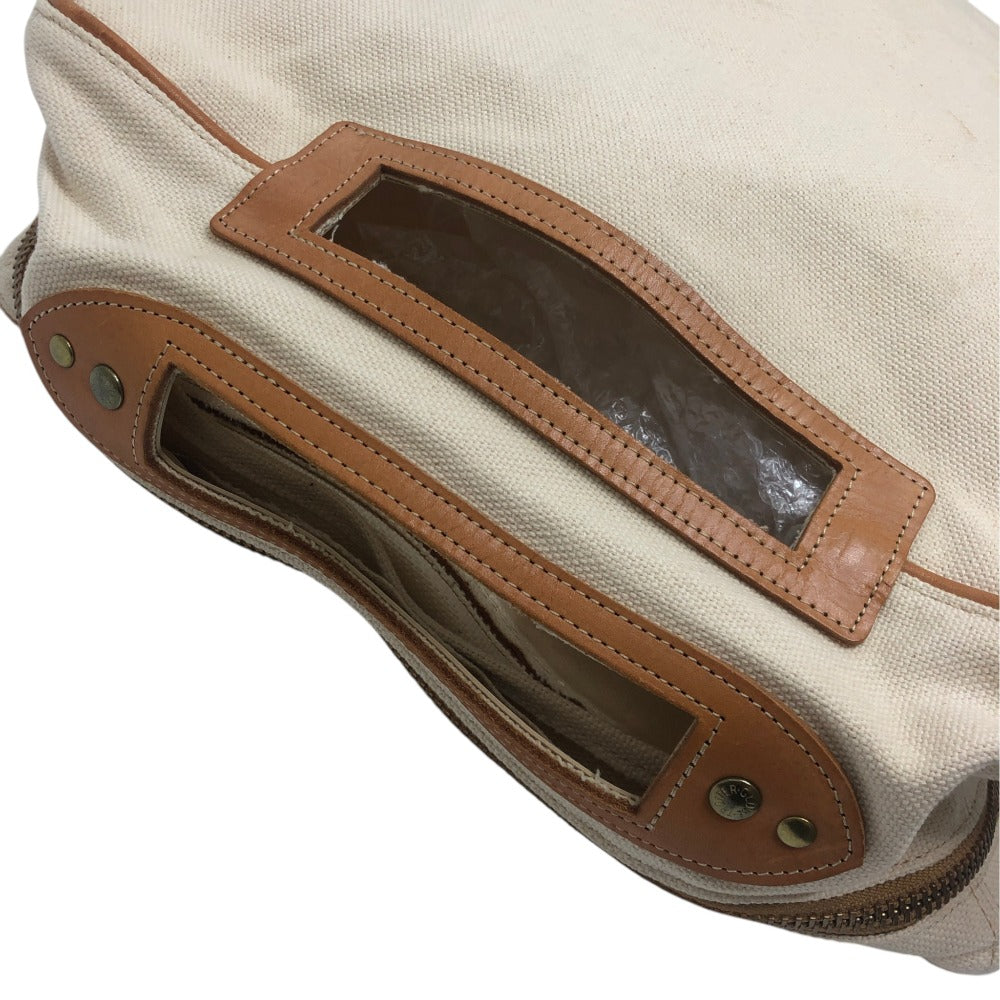 GLOBE TROTTER Suitcase cover for 2-wheeled suitcases Protective storage travel carry bag cover Miscellaneous goods Canvas natural Used