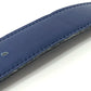HERMES Stitched square buckle Reversible belt for bottoms. belt Bock Scarf / Epsom Blue x Brown Used
