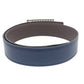 HERMES Stitched square buckle Reversible belt for bottoms. belt Bock Scarf / Epsom Blue x Brown Used
