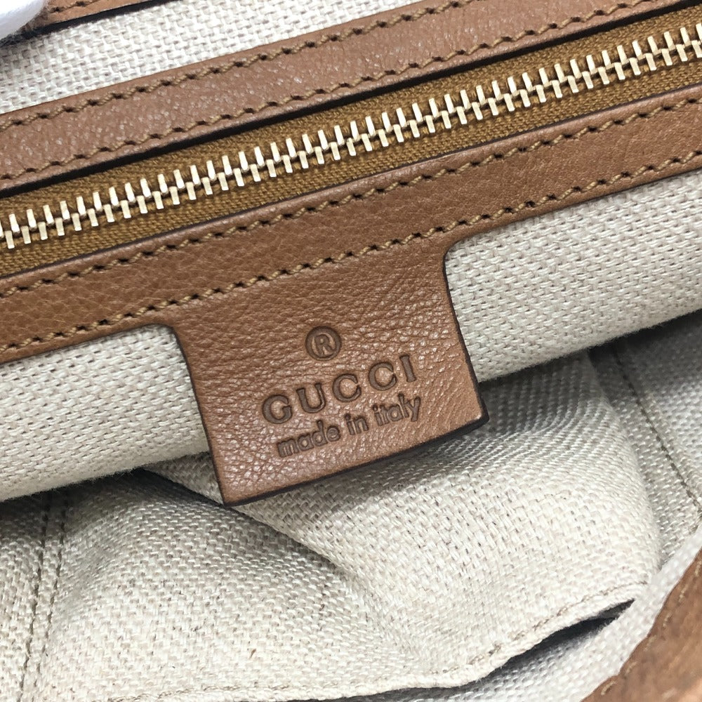 GUCCI 257030 Marchesi GG Tassel Bag Cluch Bag Clutch bag Leather Brown Used