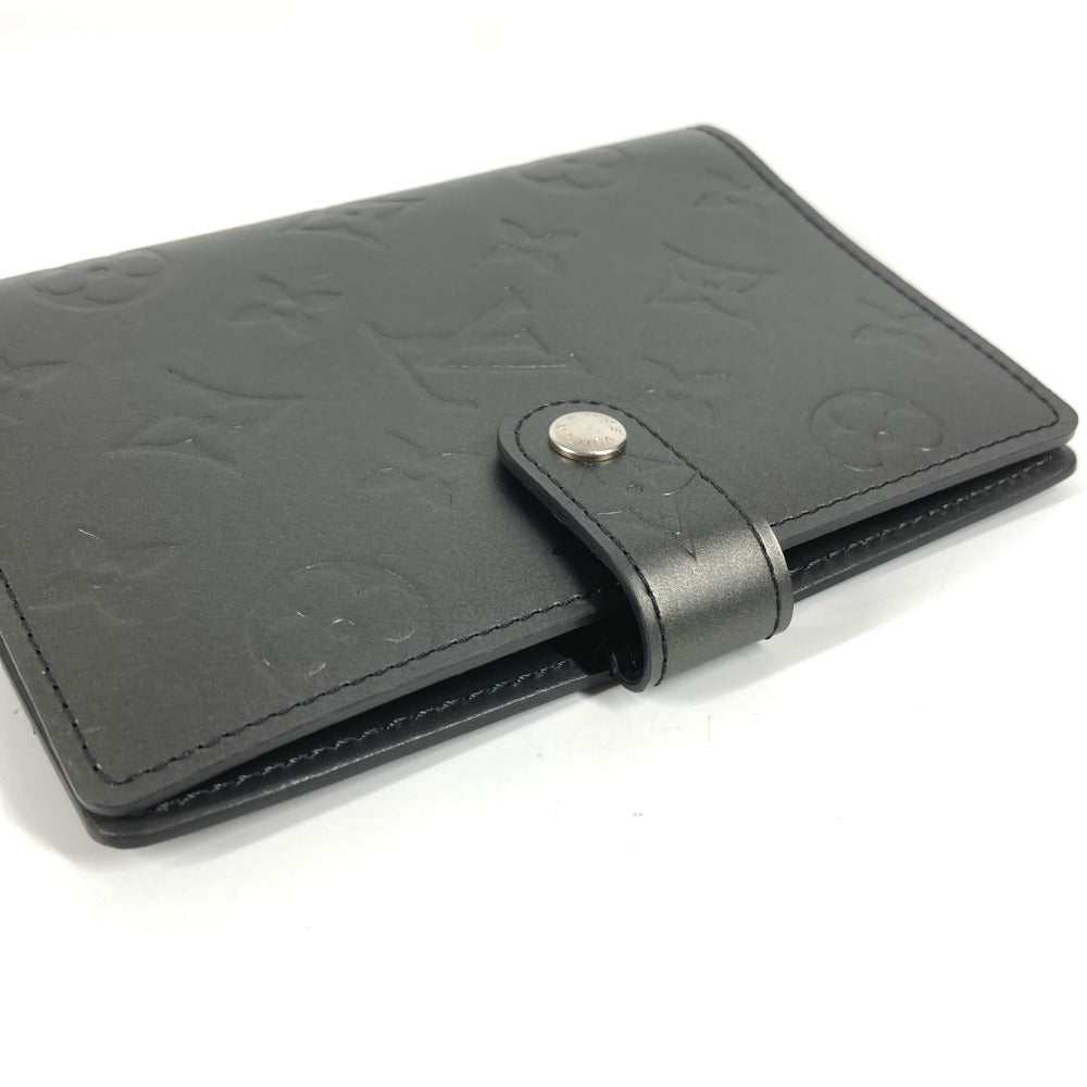 LOUIS VUITTON R20932 モノグラムマット アジェンダPM アジェンダ PM システム手帳 ステーショナリー 手帳カバー モノグラムマットレザー ユニセックス ノワール ブラック