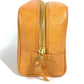 CHANEL Vintage CC Coco Mark Logo Second Bag Pouch Caviar Leather Women's Yellow