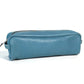 HERMES Pencil Case Stationery Pouch Pen Case Leather Women's Blue