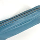 HERMES Pencil Case Stationery Pouch Pen Case Leather Women's Blue