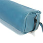 HERMES Pencil Case Stationery Pouch Pen Case Leather Women's Blue