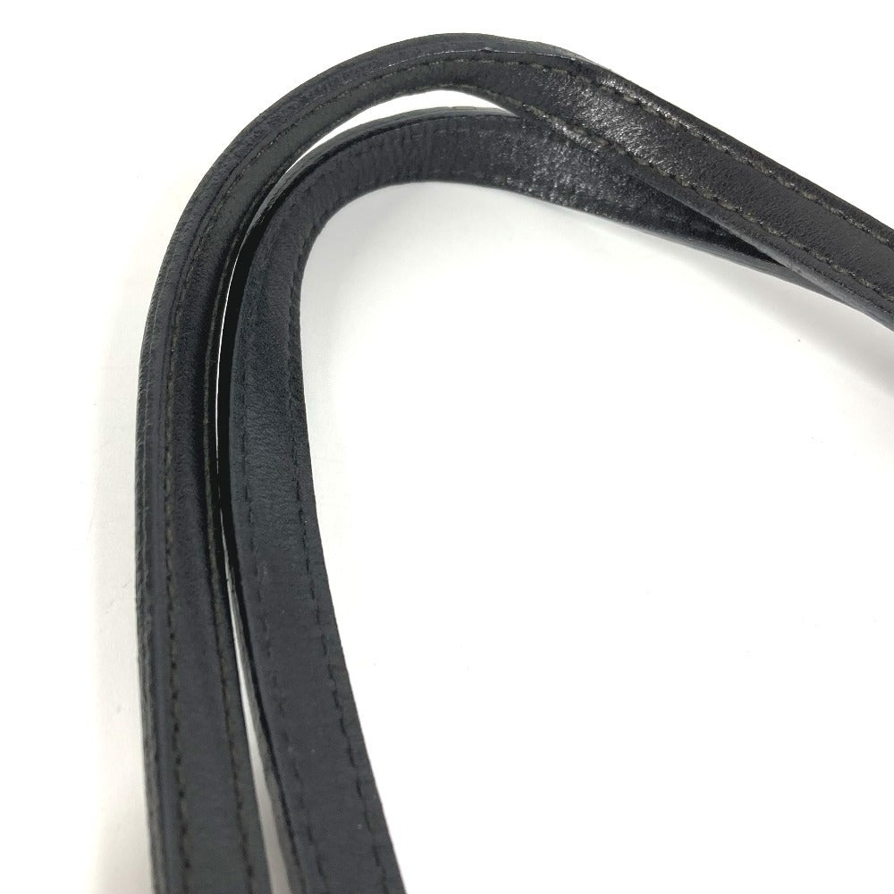 FENDI Mesh FF Logo Bag Tote Bag Handbag Leather/Nylon Unisex Black