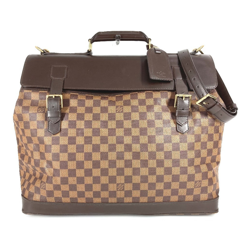 LOUIS VUITTON N41120 Damier West End GM West End GM 2WAY Bag Handbag Shoulder Bag Boston Bag Damier Canvas Unisex Ebene Brown