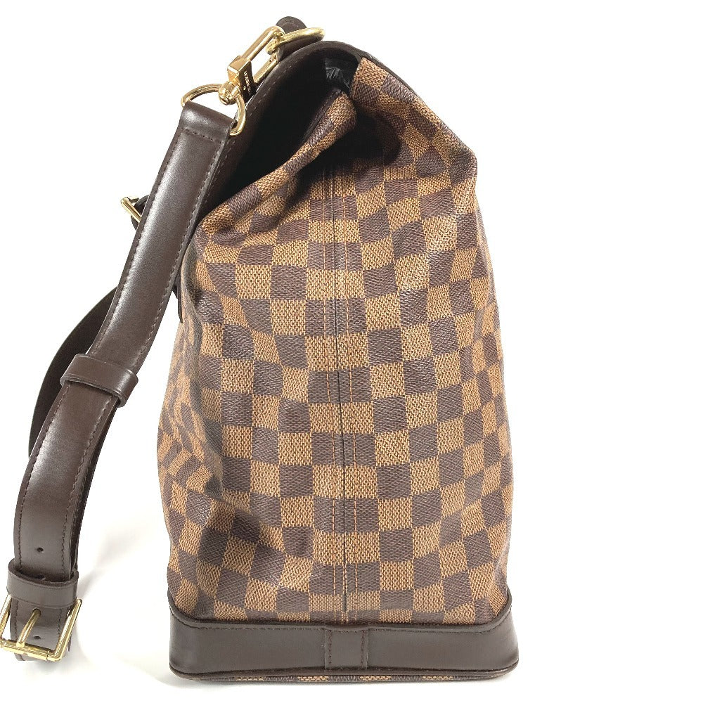 LOUIS VUITTON N41120 Damier West End GM West End GM 2WAY Bag Handbag Shoulder Bag Boston Bag Damier Canvas Unisex Ebene Brown