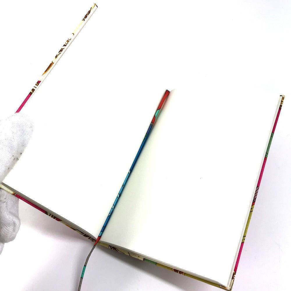 HERMES 手帳 雑貨 シルクノート カヴァルカドゥール メモ帳 ステーショナリー ノート ノートブック シルク レディース ピンク