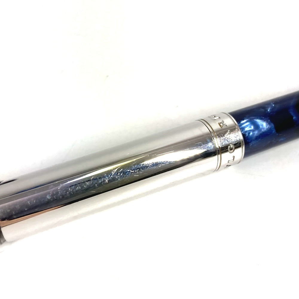 BVLGARI ペン ステーショナリー ボールペン メタル ユニセックス ブルー