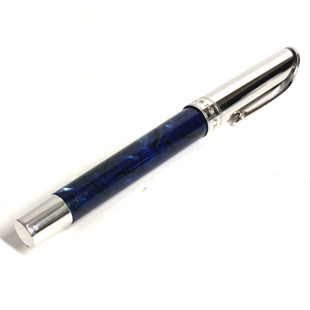 BVLGARI ペン ステーショナリー ボールペン メタル ユニセックス ブルー