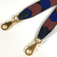 HERMES サングル フリッパーボール アクセサリー ショルダーストラップ レザー/キャンバス ユニセックス ネイビー×ブラウン×ブラック