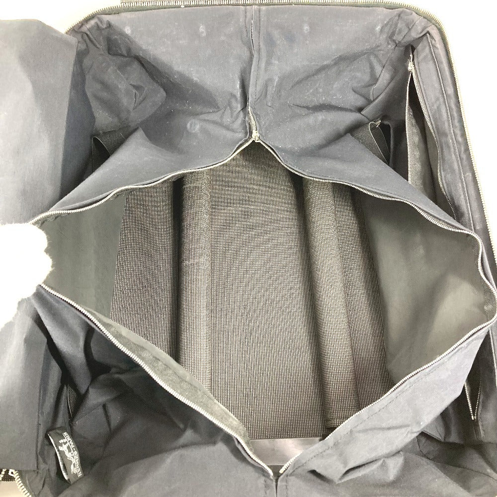 HERMES 2輪 スーツケース ロゴ トラベルバッグ 旅行バッグ カバン キャリーバッグ キャンバス ユニセックス グレー
