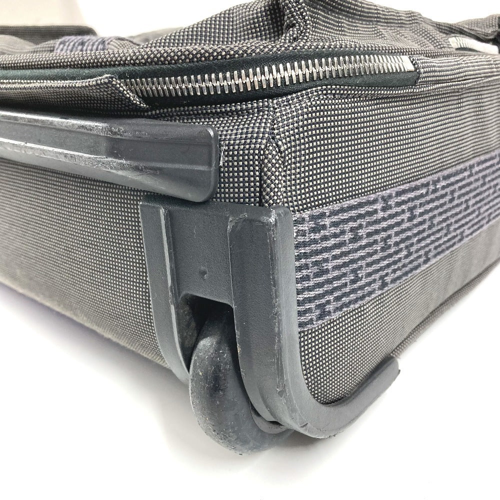 HERMES 2輪 スーツケース ロゴ トラベルバッグ 旅行バッグ カバン キャリーバッグ キャンバス ユニセックス グレー