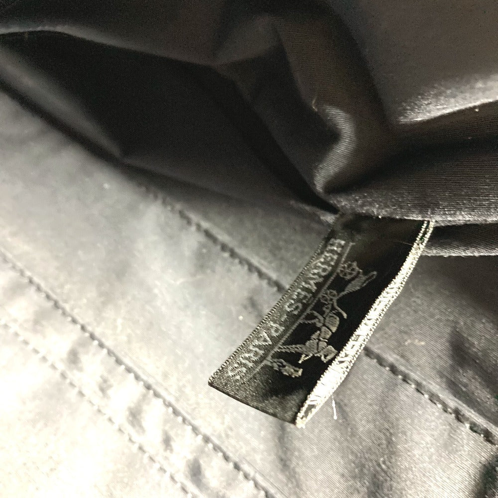 HERMES エールライン フラット ビッグ ビジネスバッグ 書類バッグ ブリーフケース カバン ハンドバッグ キャンバス ユニセックス グレー