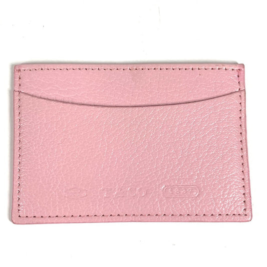 TIFFANY&Co. ロゴ 名刺入れ パスケース カードケース レザー ユニセックス ピンク