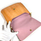 LOUIS VUITTON M91070 Monogram Vernis Thompson Street Shoulder Bag Flap Shoulder Bag Monogram Vernis Canvas Women's Marshmallow Pink