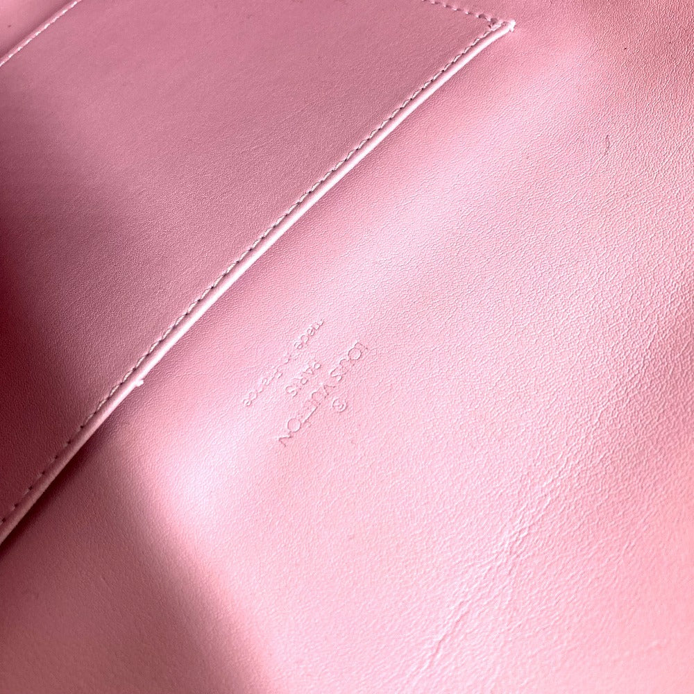 LOUIS VUITTON M91070 Monogram Vernis Thompson Street Shoulder Bag Flap Shoulder Bag Monogram Vernis Canvas Women's Marshmallow Pink