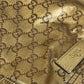 GUCCI 189669 GGクリスタル ロゴ ショルダーバッグ 肩掛け カバン トートバッグ コーティングキャンバス ユニセックス ゴールド