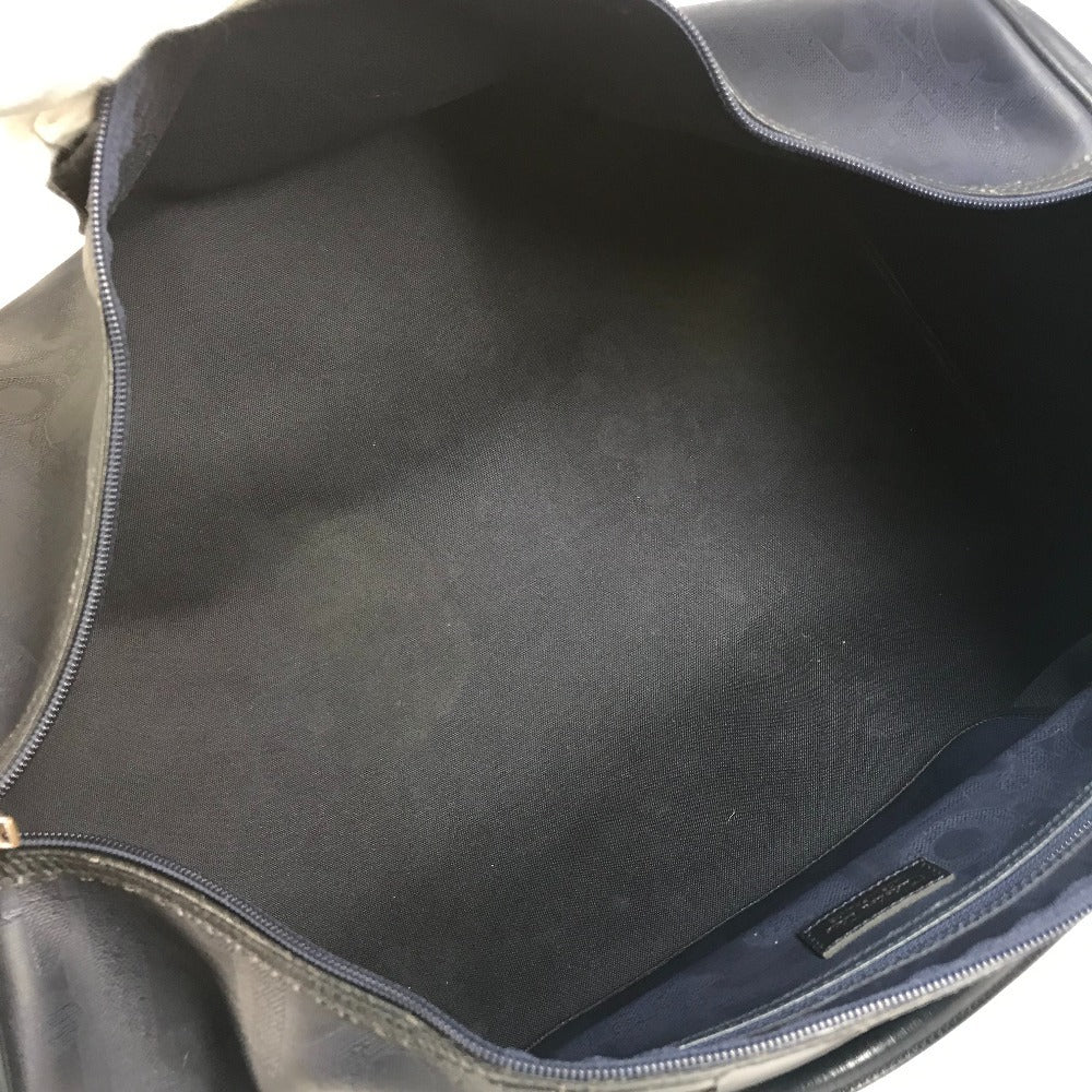 Dior Vintage Tropper Logo Bag Handbag Travel Bag Boston Bag PVC/Leather Unisex Navy