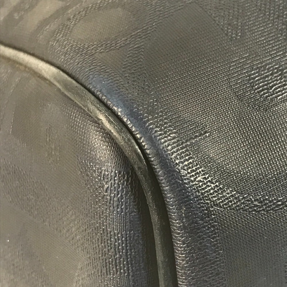 Dior Vintage Tropper Logo Bag Handbag Travel Bag Boston Bag PVC/Leather Unisex Navy