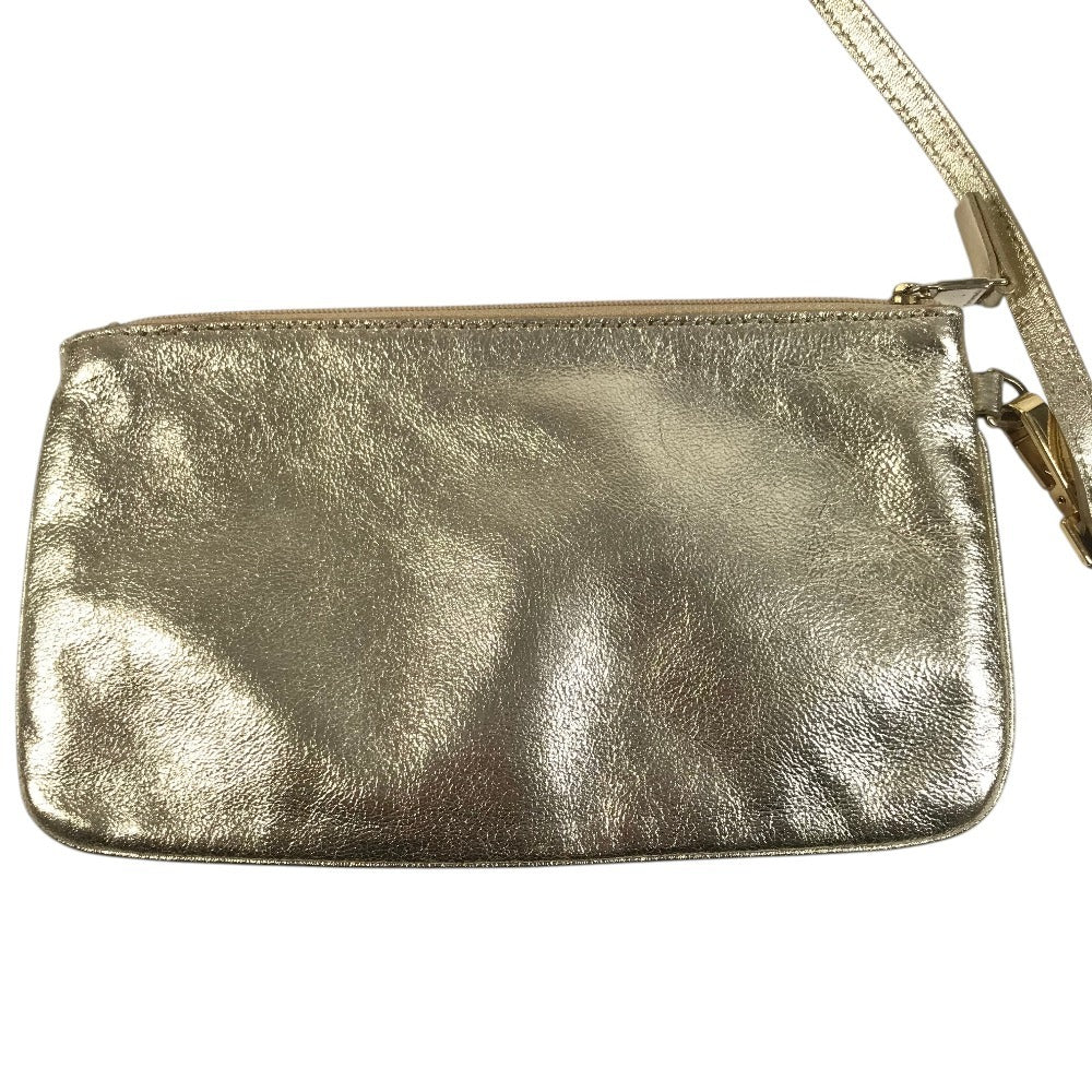 TIFFANY&Co. Pouch-Included Logo Reversible Shoulder Bag Tote Bag Shoulder Bag Leather Unisex Gold