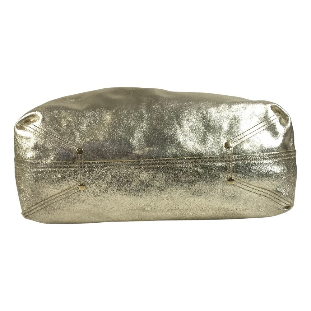 TIFFANY&Co. Pouch-Included Logo Reversible Shoulder Bag Tote Bag Shoulder Bag Leather Unisex Gold