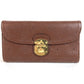 LOUIS VUITTON M95995 Monogram Mahina Portefeuille Amelia Long Wallet Flap Tri-fold Long Wallet Monogram Mahina Unisex Brown