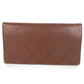 LOUIS VUITTON M95995 Monogram Mahina Portefeuille Amelia Long Wallet Flap Tri-fold Long Wallet Monogram Mahina Unisex Brown