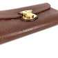LOUIS VUITTON M95995 Monogram Mahina Portefeuille Amelia Long Wallet Flap Tri-fold Long Wallet Monogram Mahina Unisex Brown
