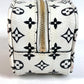 LOUIS VUITTON M67669 Monogram Giant Porte Monnaie Cube Key Ring Pouch Monogram Giant Canvas Unisex White