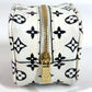 LOUIS VUITTON M67669 Monogram Giant Porte Monnaie Cube Key Ring Pouch Monogram Giant Canvas Unisex White