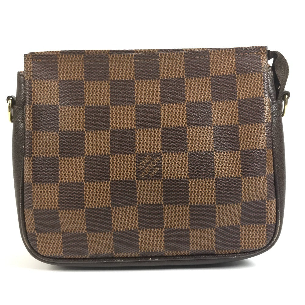 LOUIS VUITTON N51982 Damier Truss Makeup Accessory Pouch, Shoulder Bag, Handbag, Damier Canvas, Women's, Ebene, Brown
