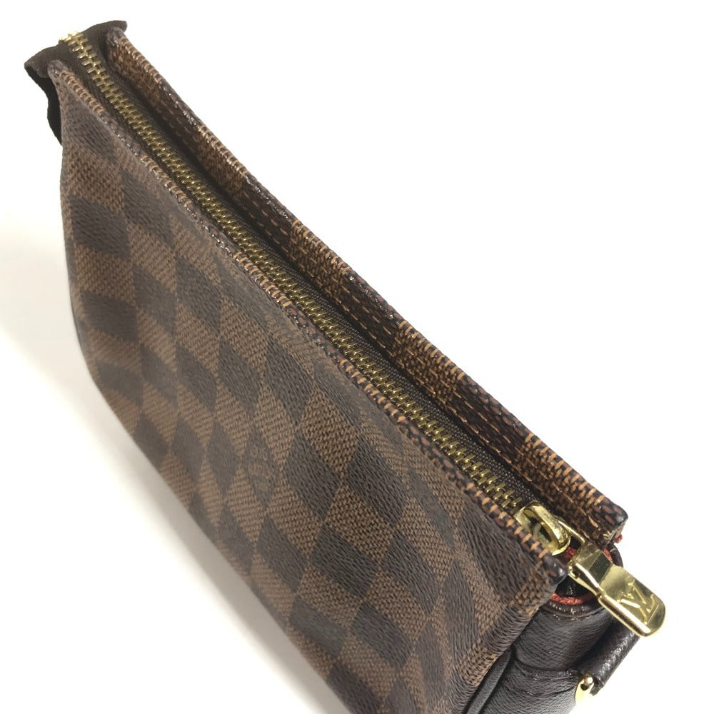 LOUIS VUITTON N51982 Damier Truss Makeup Accessory Pouch, Shoulder Bag, Handbag, Damier Canvas, Women's, Ebene, Brown