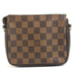 LOUIS VUITTON N51982 Damier Truss Makeup Accessory Pouch, Shoulder Bag, Handbag, Damier Canvas, Women's, Ebene, Brown
