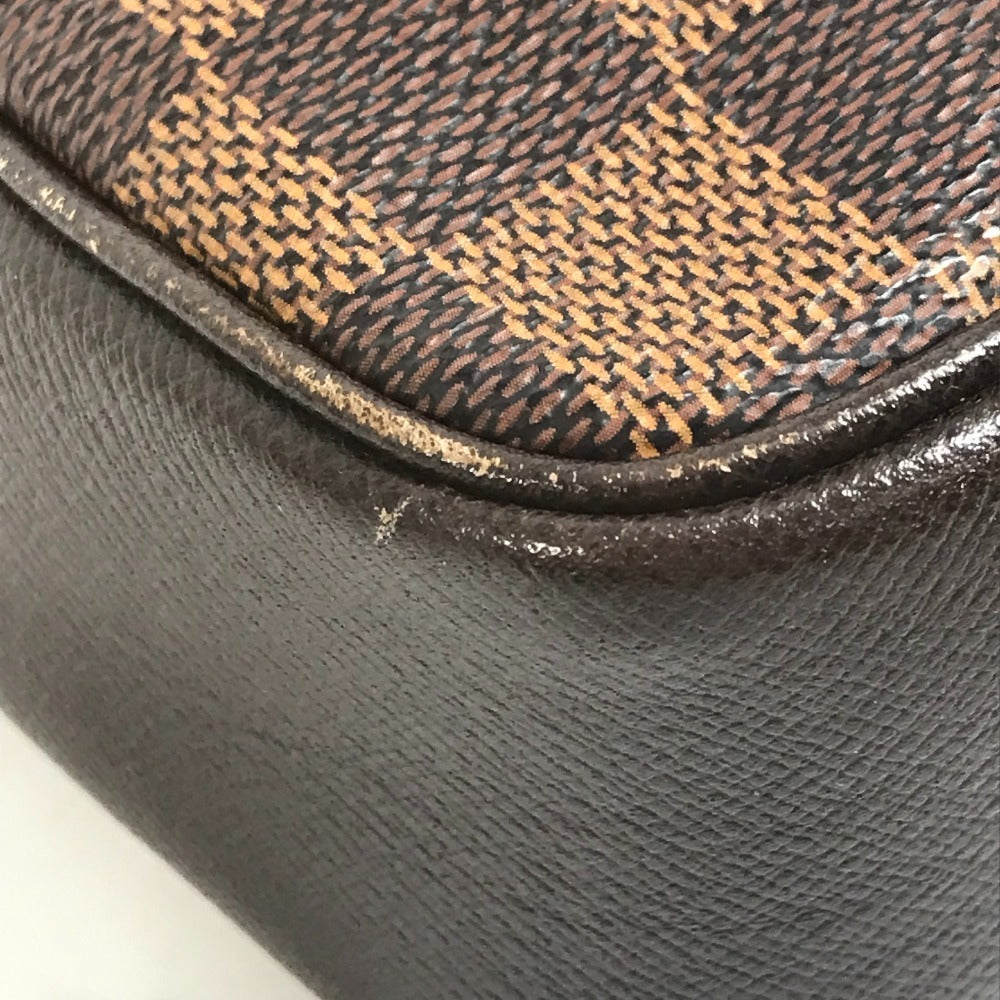 LOUIS VUITTON N51982 Damier Truss Makeup Accessory Pouch, Shoulder Bag, Handbag, Damier Canvas, Women's, Ebene, Brown