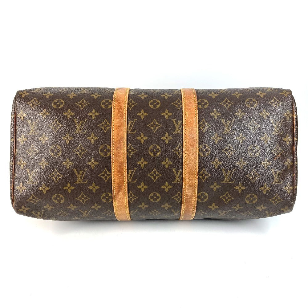 LOUIS VUITTON M41428 Monogram Keepall 45 Travel Bag, Handbag, Boston Bag, Monogram Canvas, Unisex, Brown