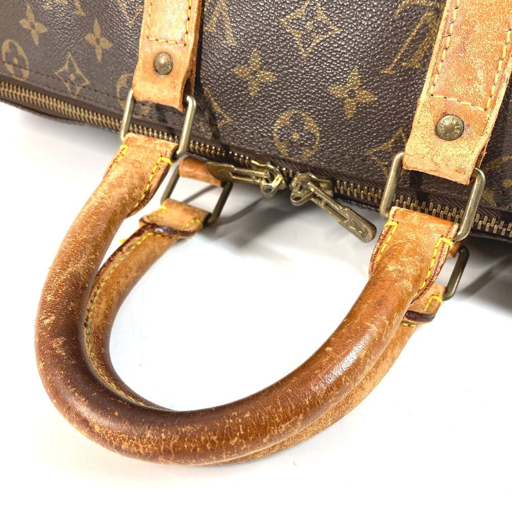LOUIS VUITTON M41428 Monogram Keepall 45 Travel Bag, Handbag, Boston Bag, Monogram Canvas, Unisex, Brown