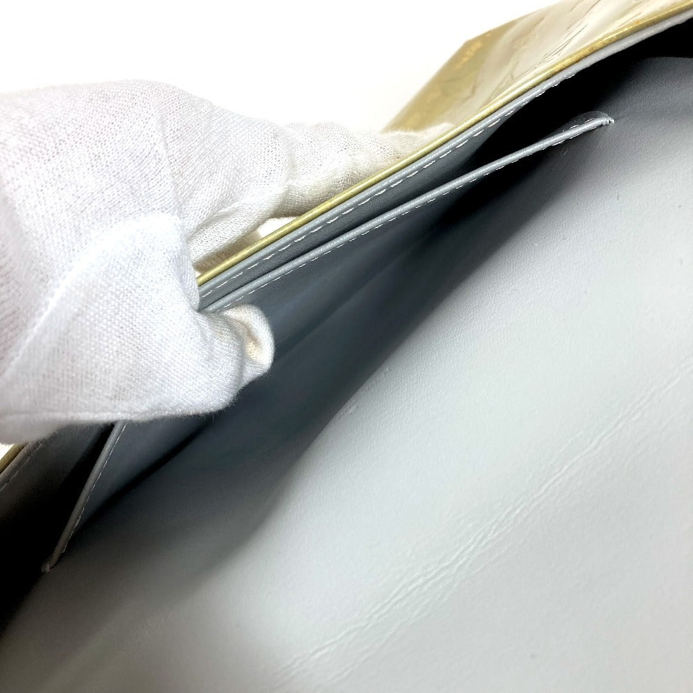 LOUIS VUITTON M91069 Monogram Vernis Thompson Street Bag Flap Shoulder Bag Monogram Vernis Canvas Unisex Gri Silver