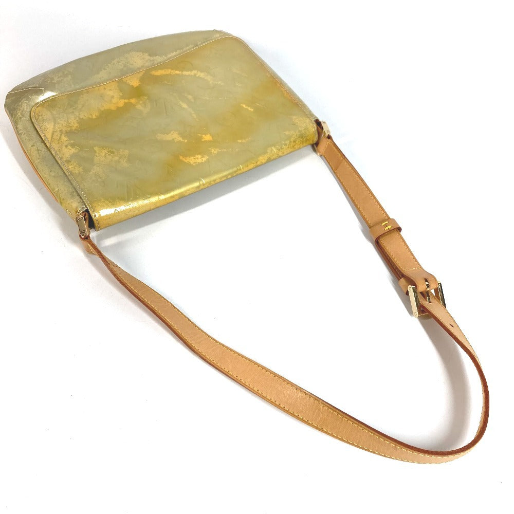 LOUIS VUITTON M91069 Monogram Vernis Thompson Street Bag Flap Shoulder Bag Monogram Vernis Canvas Unisex Gri Silver