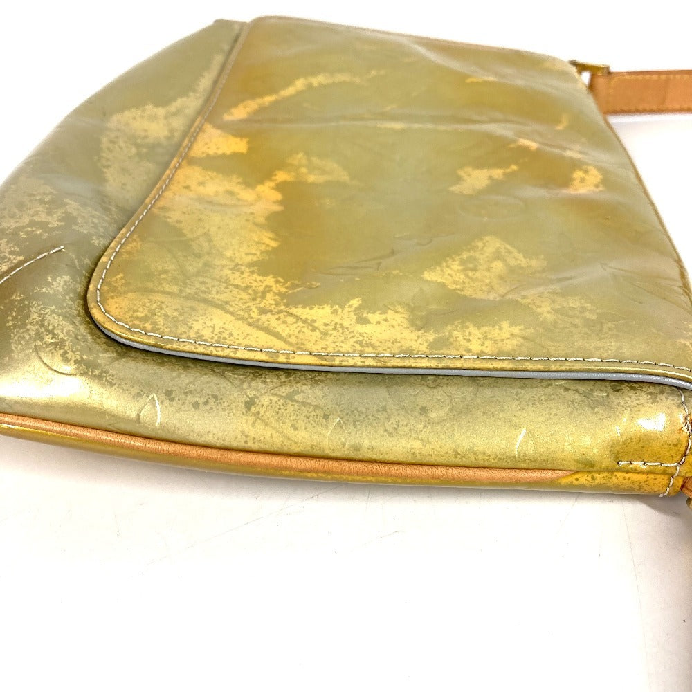 LOUIS VUITTON M91069 Monogram Vernis Thompson Street Bag Flap Shoulder Bag Monogram Vernis Canvas Unisex Gri Silver