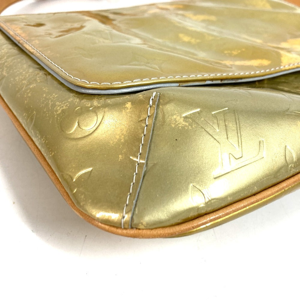 LOUIS VUITTON M91069 Monogram Vernis Thompson Street Bag Flap Shoulder Bag Monogram Vernis Canvas Unisex Gri Silver