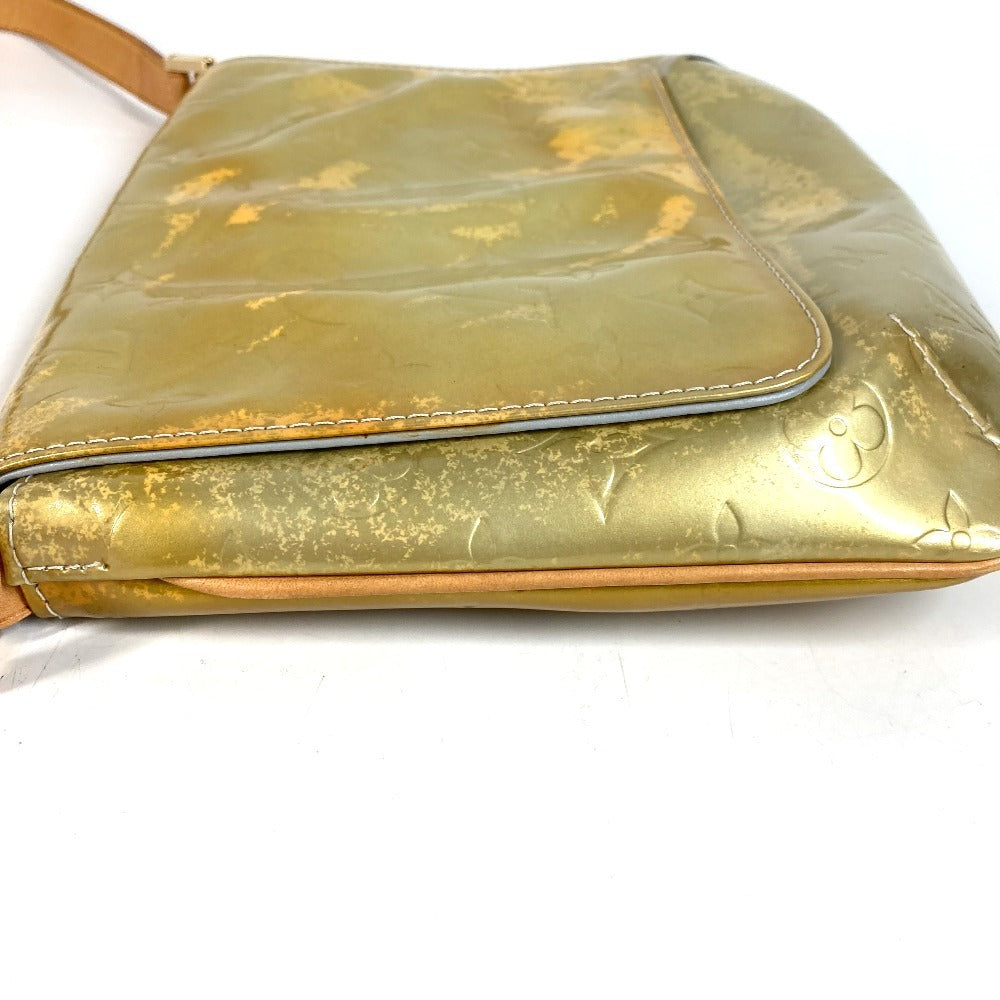 LOUIS VUITTON M91069 Monogram Vernis Thompson Street Bag Flap Shoulder Bag Monogram Vernis Canvas Unisex Gri Silver
