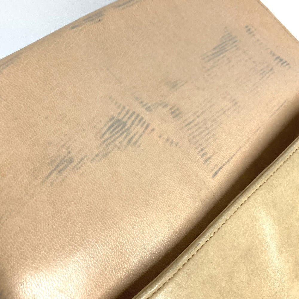 CHANEL ヴィンテージ マトラッセ キルティング　CC ココマーク ロゴ Wチェーンバッグ カバン トートバッグ ショルダーバッグ レザー ユニセックス ベージュ