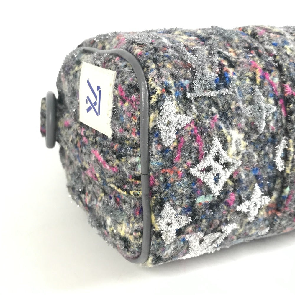 LOUIS VUITTON M80821 LVフェルト モノグラム キーポルXS キーポル XS 2WAYバッグ カバン ハンドバッグ ミニボストンバッグ ショルダーバッグ ツイード ユニセックス グレー