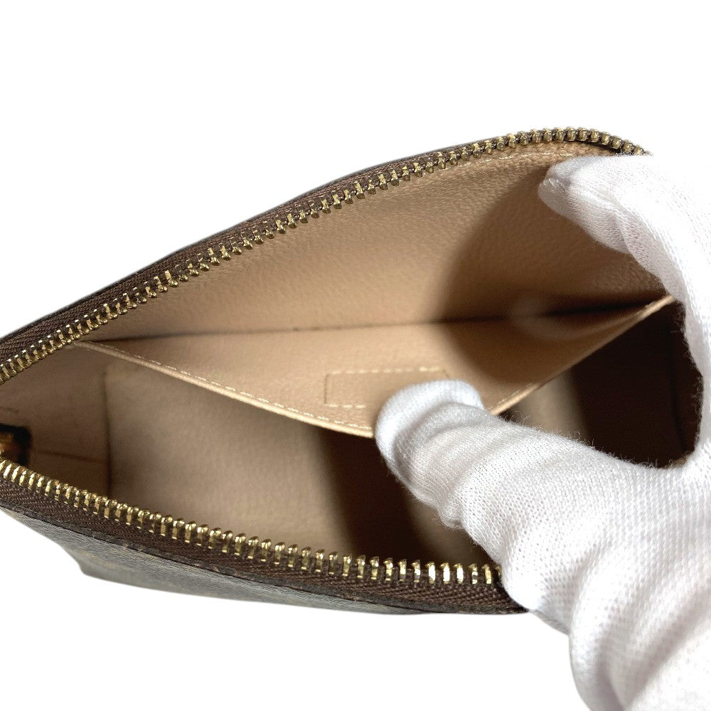 LOUIS VUITTON M47515 モノグラム ポシェット コスメティック PM メイクポーチ ポーチ 化粧ポーチ モノグラムキャンバス ユニセックス ブラウン